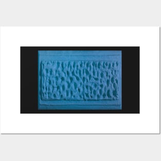Texture - Blue Stone Wall Posters and Art